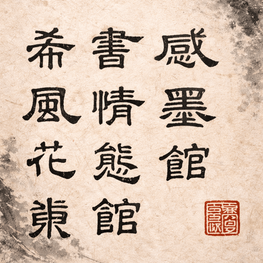 Clerical Script style sample