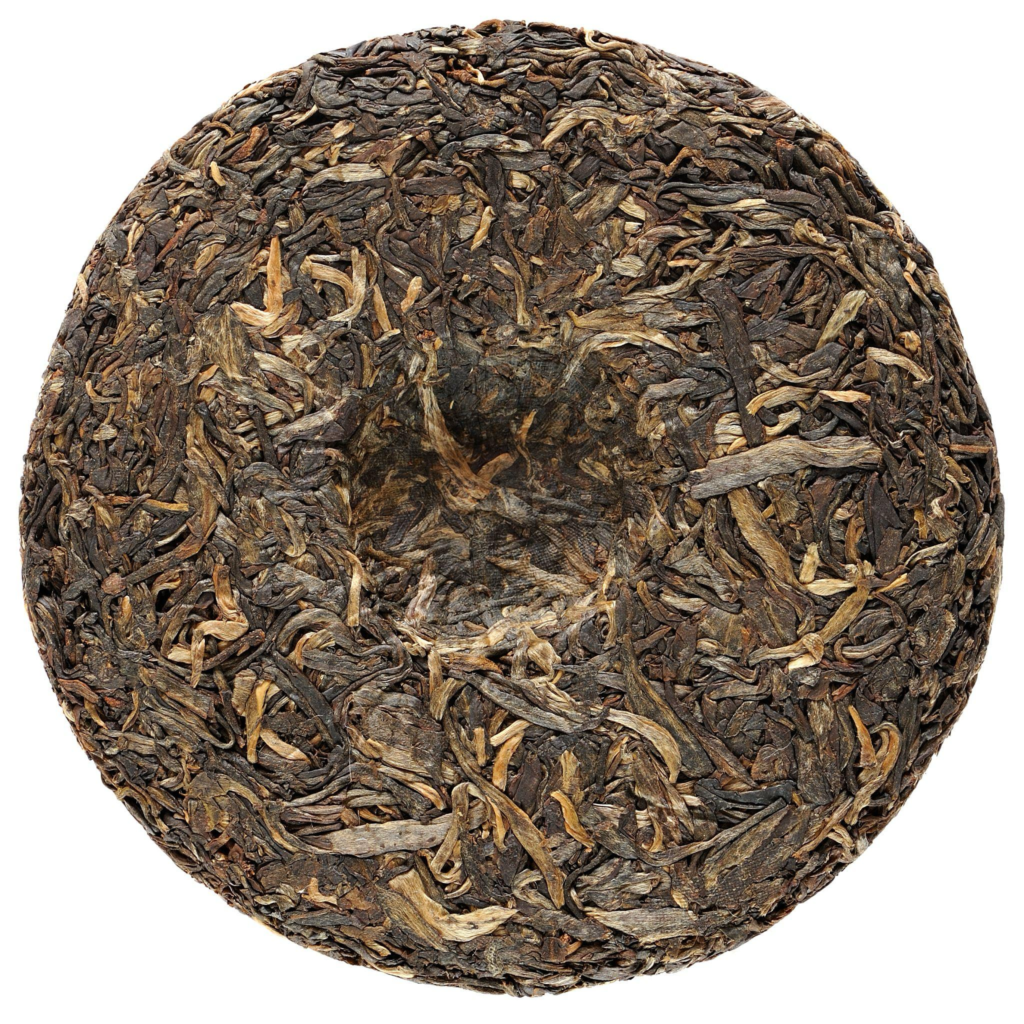 sheng puerh tea cake raw pu erh compressed tea from yunnan