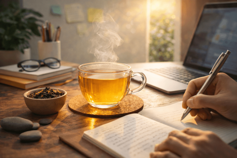 Tea for Focus and Productivity: How Tea Helps You Stay Sharp, Calm, and Efficient
