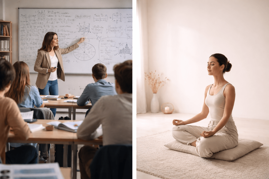 complex teaching compared to simple quiet zen practice
