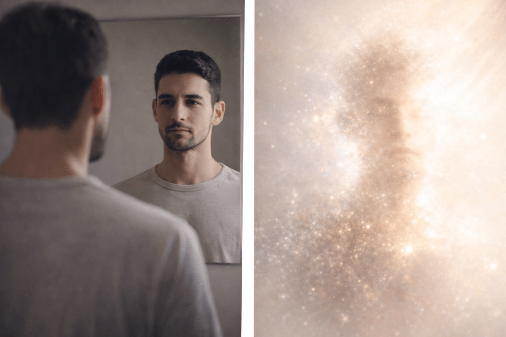 fixed identity compared to fluid awareness in zen
