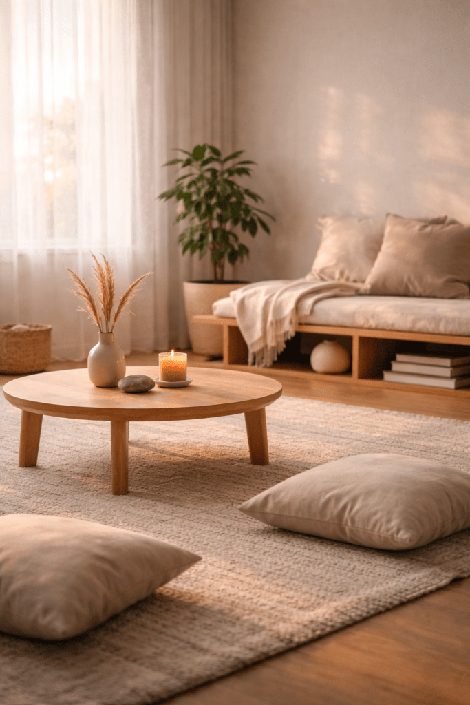 minimalist zen living space creating a calm and peaceful environment for the mind