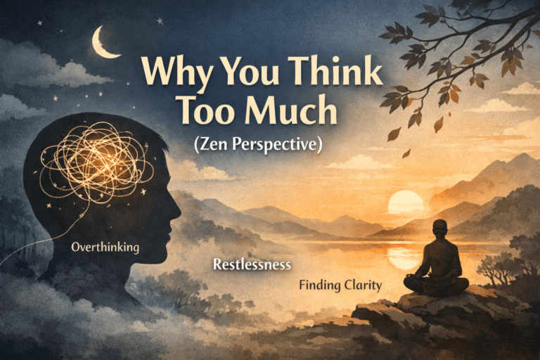 Why You Think Too Much (Zen Perspective)