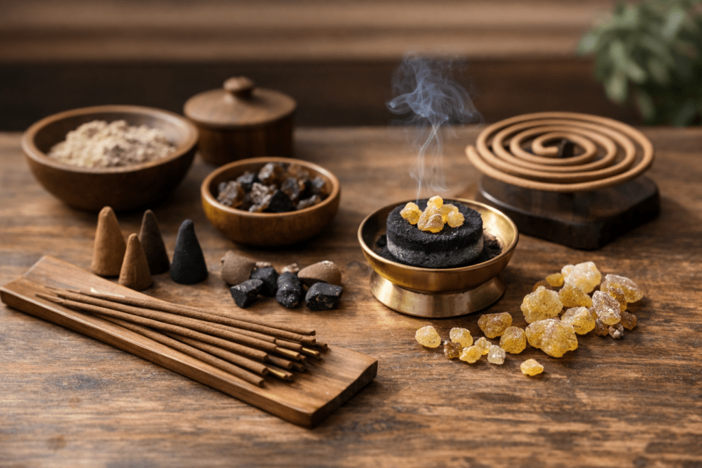 feng shui yin yang balance interior showing soft and bright lighting contrast in a calm minimalist room
