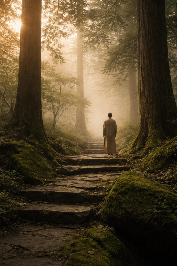 resin incense burning on charcoal with soft rising smoke creating a deep traditional and meditative atmosphere
