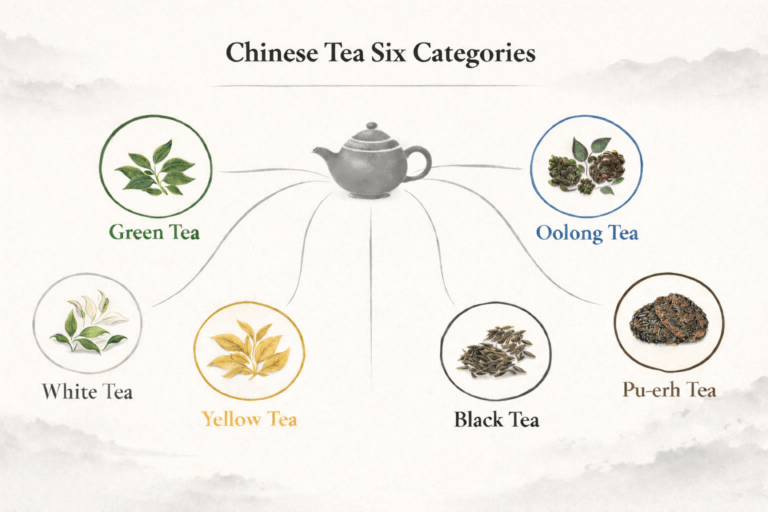 Types of Chinese Tea: The Complete Guide to the Six Tea Categories